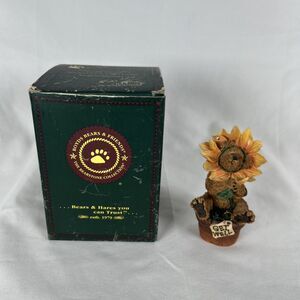 Boyds Bears Bearstone Collection "Get Well" Bear Figurine 5" Numbered Edition